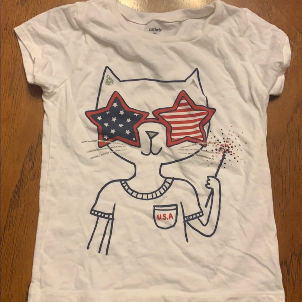 Carter 4t 4th of July shirt